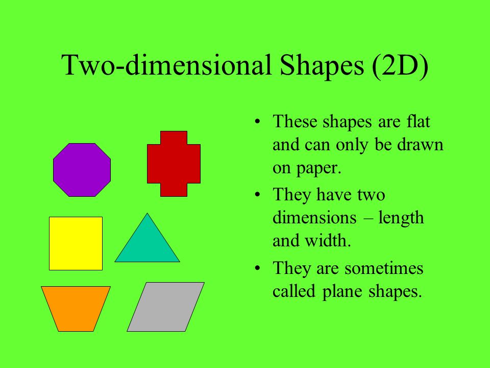 Two-dimensional Shapes (2D)