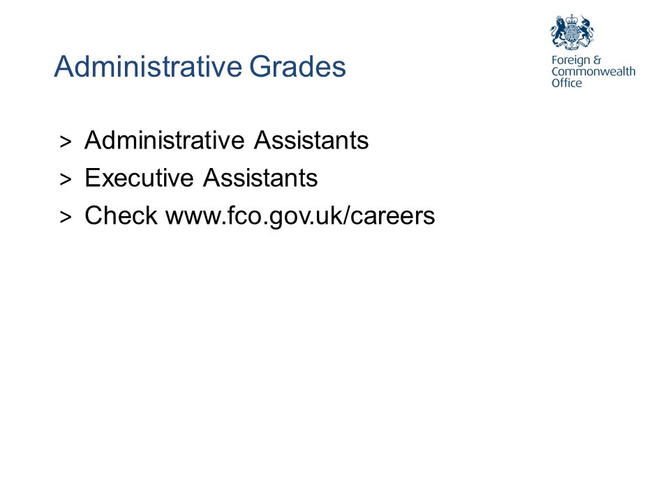 Administrative Grades