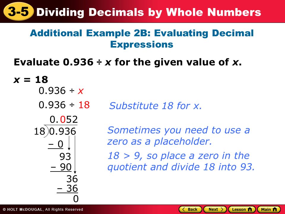 Additional Example 2B: Evaluating Decimal Expressions
