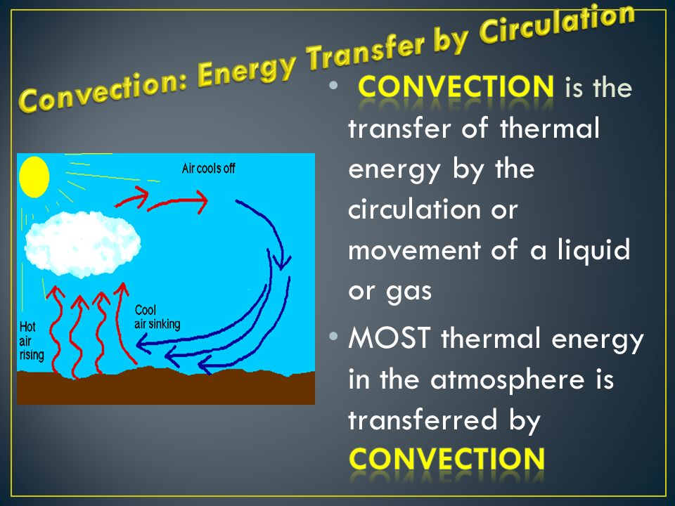 Convection: Energy Transfer by Circulation