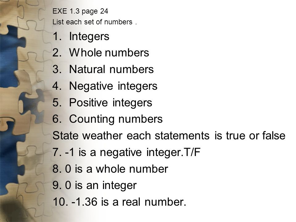 State weather each statements is true or false