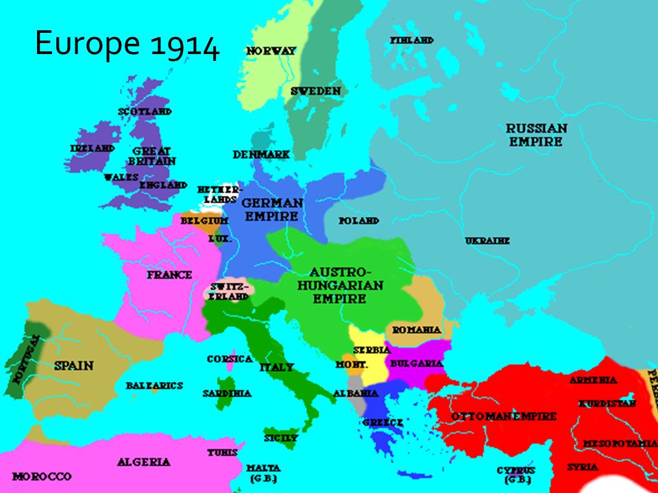 Europe 1914