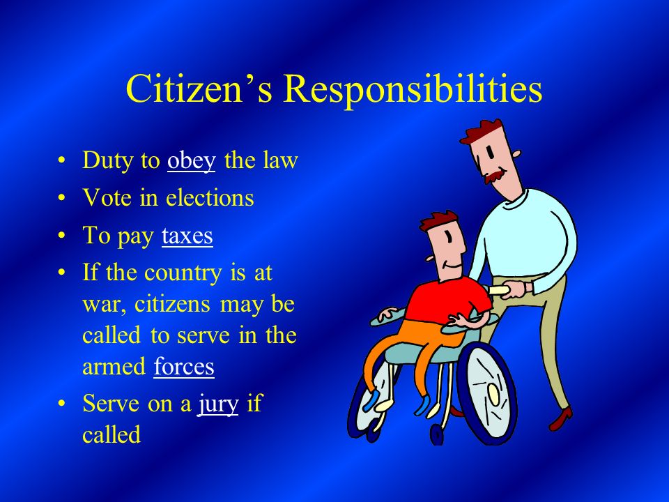 Citizen’s Responsibilities