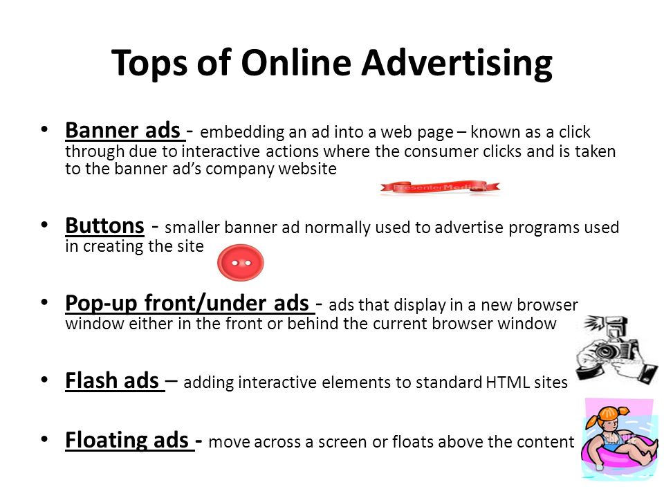 Tops of Online Advertising