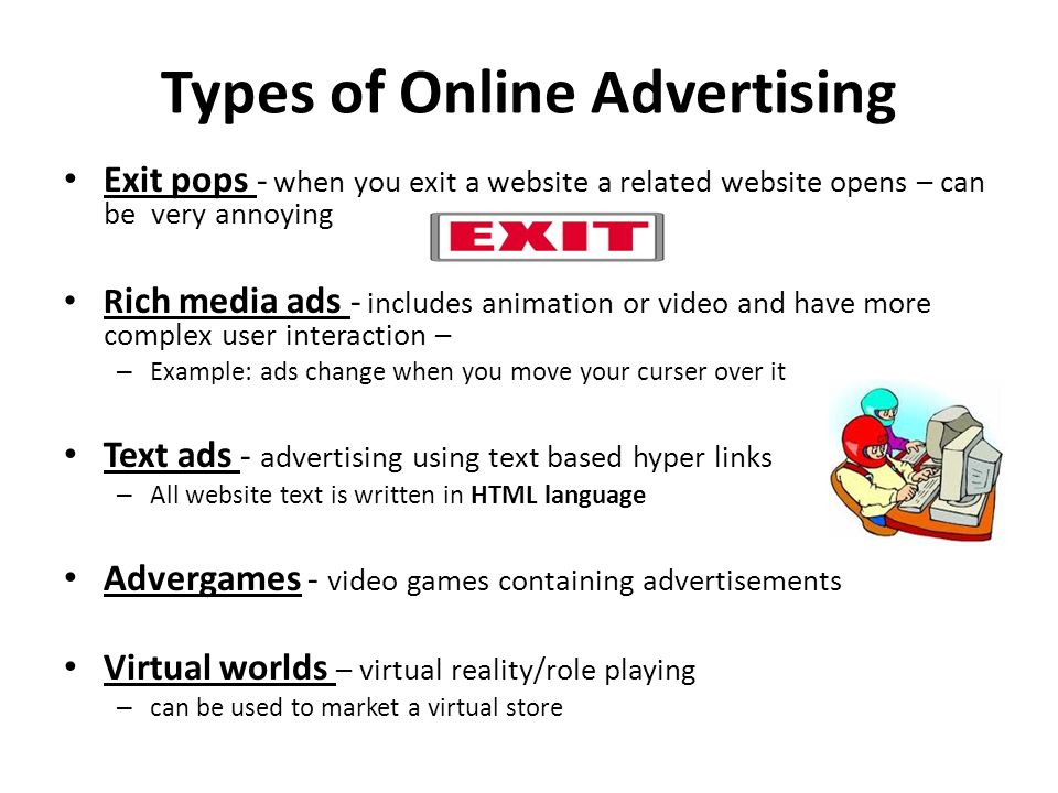 Types of Online Advertising