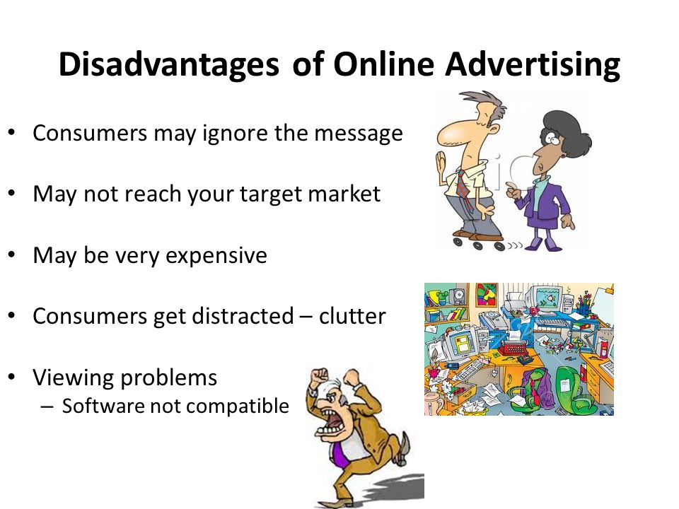 Disadvantages of Online Advertising
