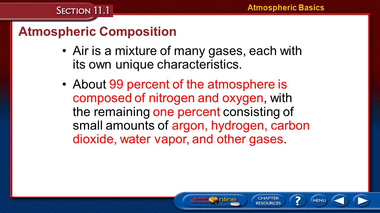 Atmospheric Composition