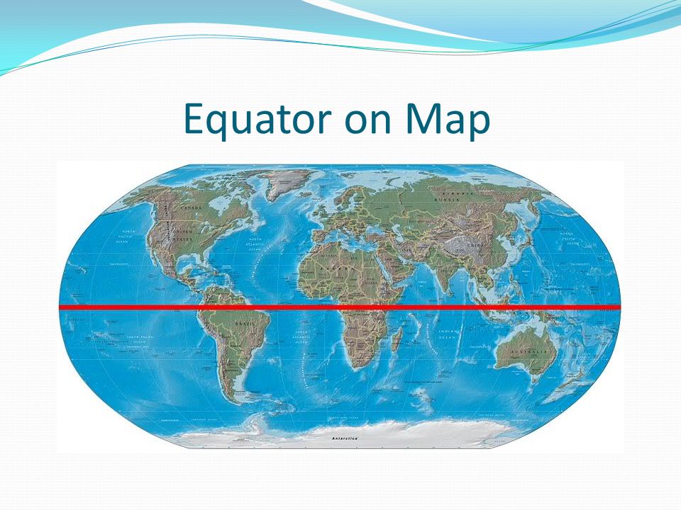 Equator on Map