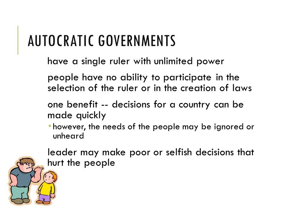 Autocratic Governments
