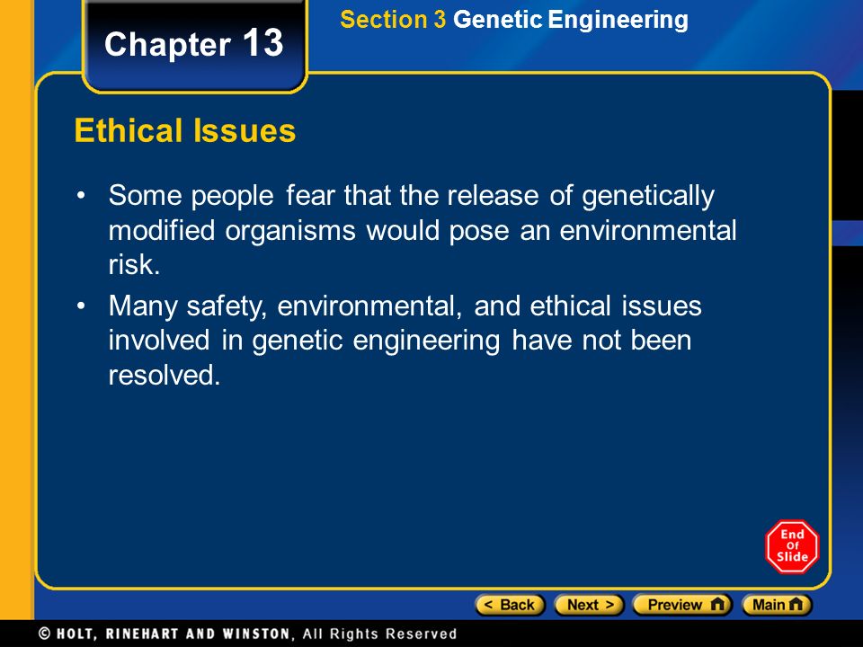 Chapter 13 Ethical Issues
