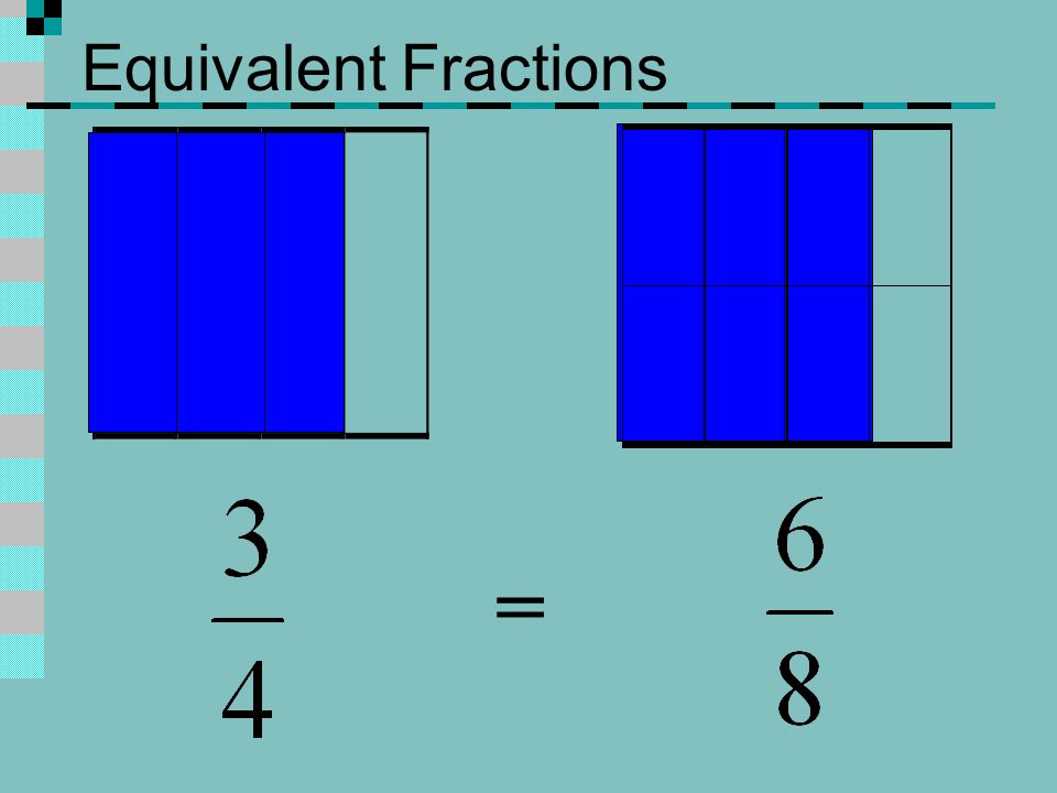 Equivalent Fractions =