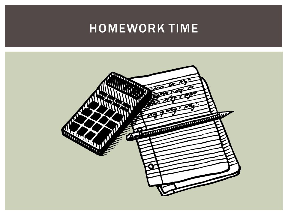 Homework Time