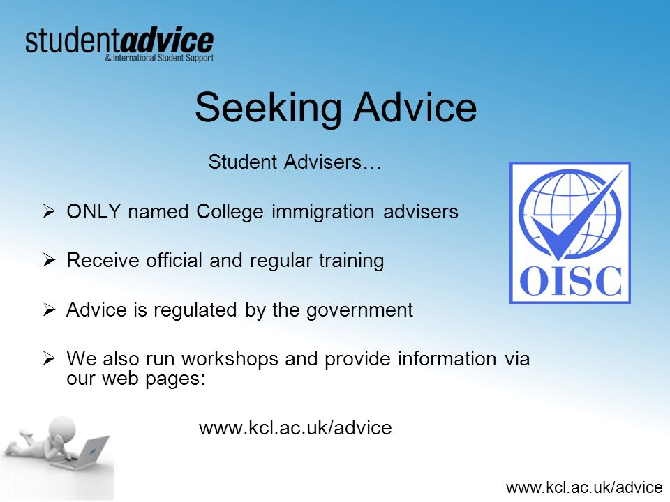 Seeking Advice Student Advisers…