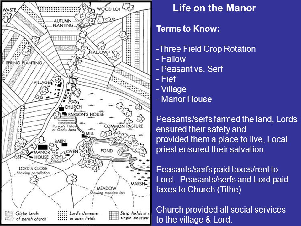 Life on the Manor Terms to Know: Three Field Crop Rotation Fallow