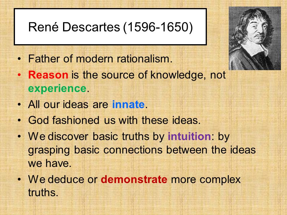 rene descartes father of modern philosophy