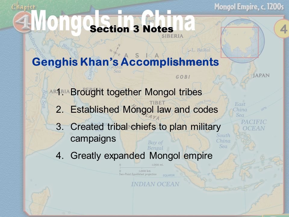 Genghis Khan’s Accomplishments