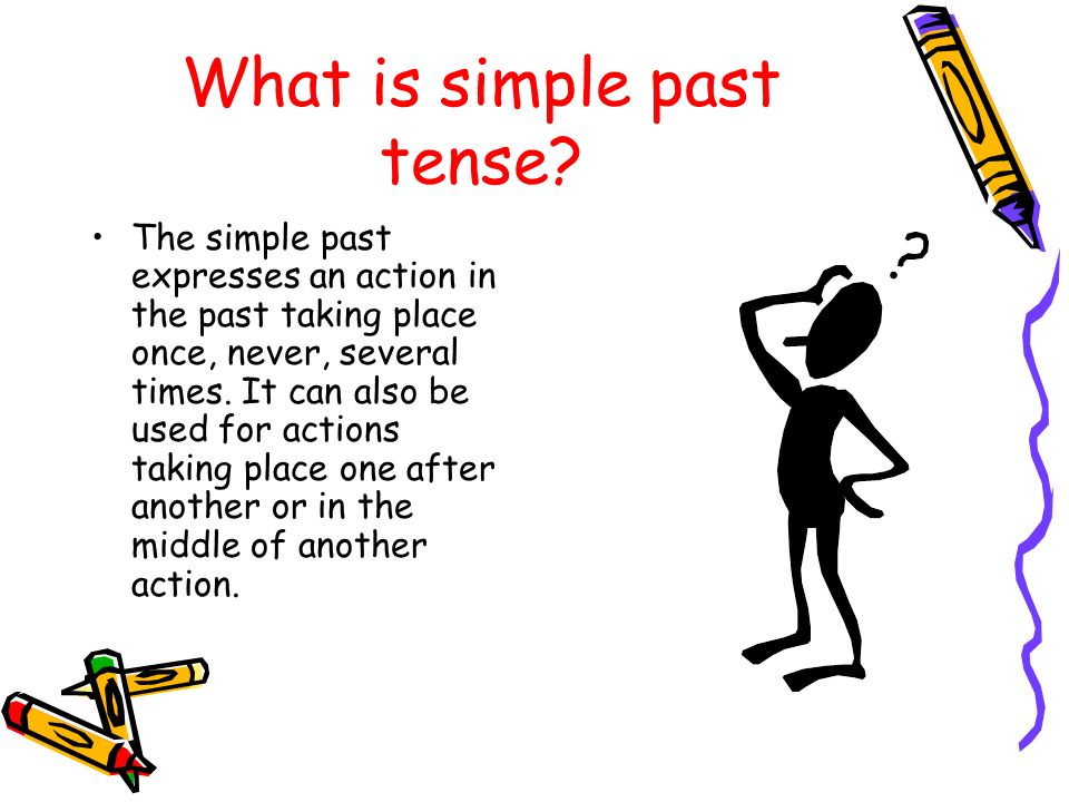 What is simple past tense