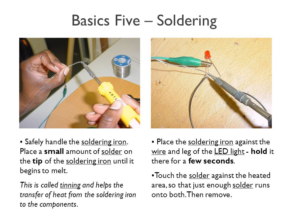 Basics Five – Soldering