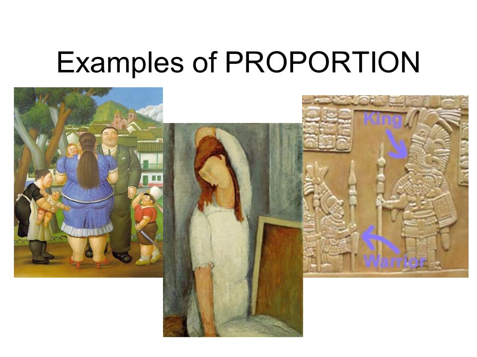Examples of PROPORTION