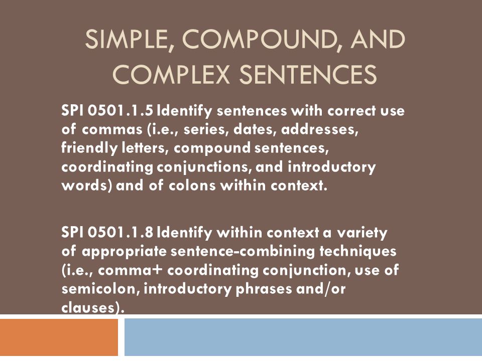 Simple, Compound, and Complex Sentences