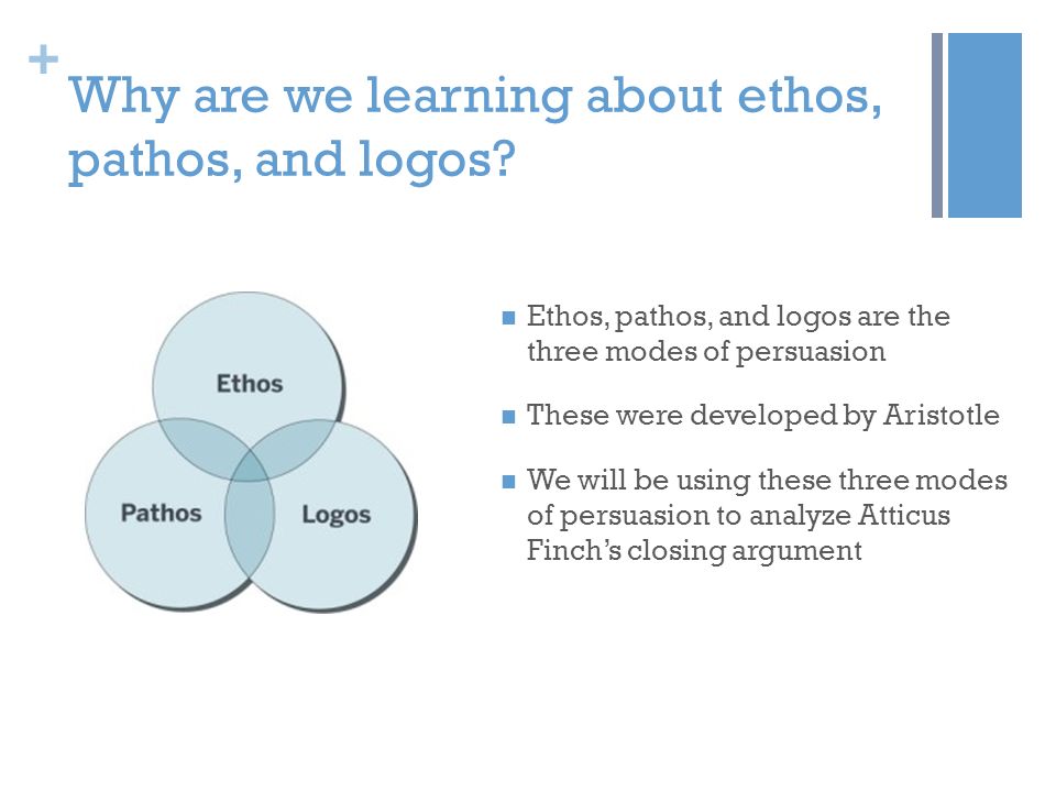 Why are we learning about ethos, pathos, and logos