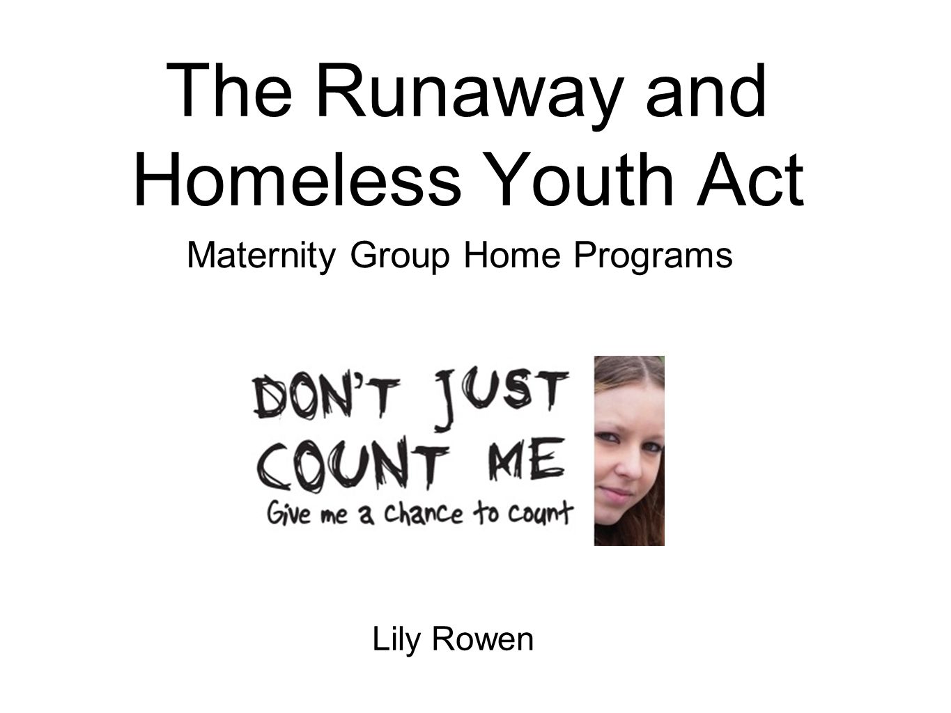 runaway homeless youth act