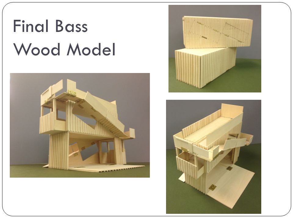 Final Bass Wood Model