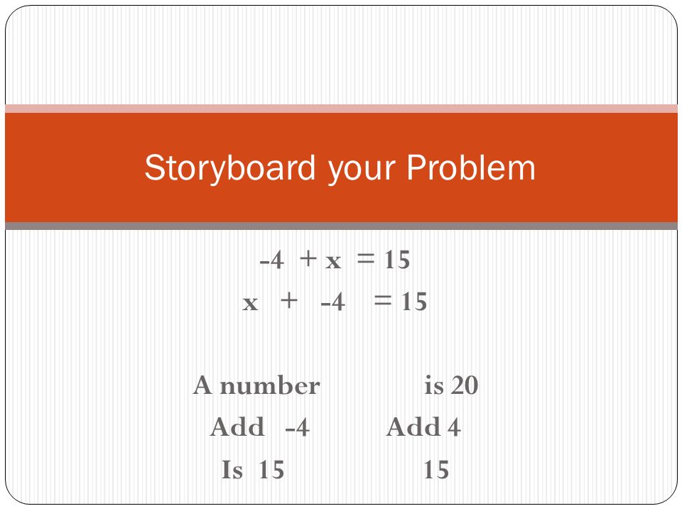 Storyboard your Problem