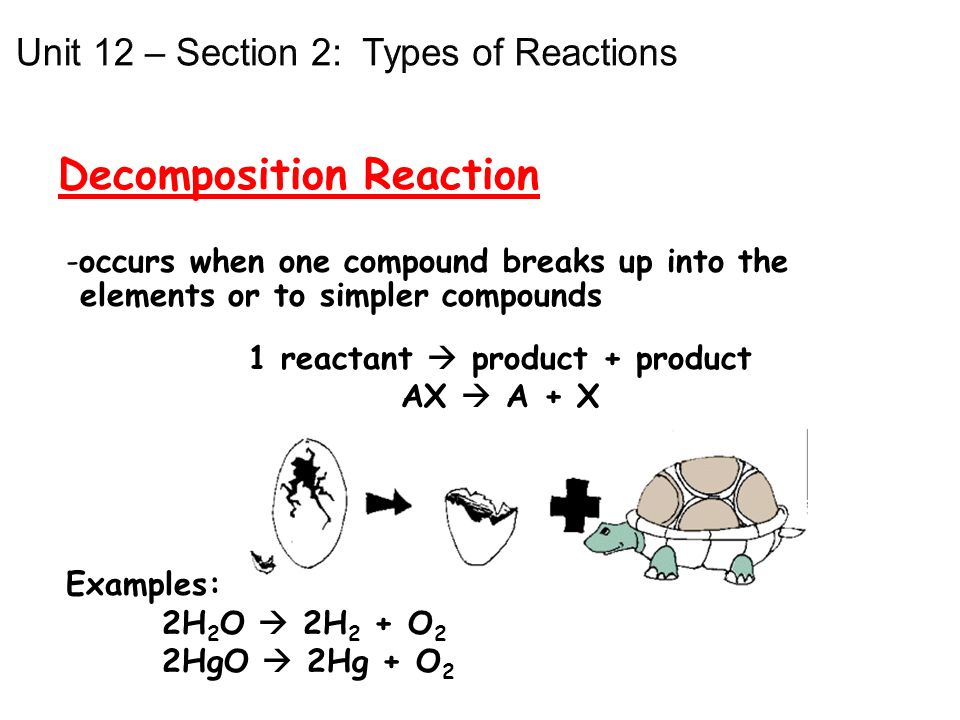1 reactant  product + product