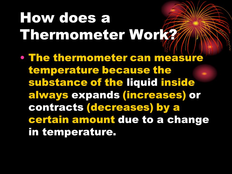 How does a Thermometer Work
