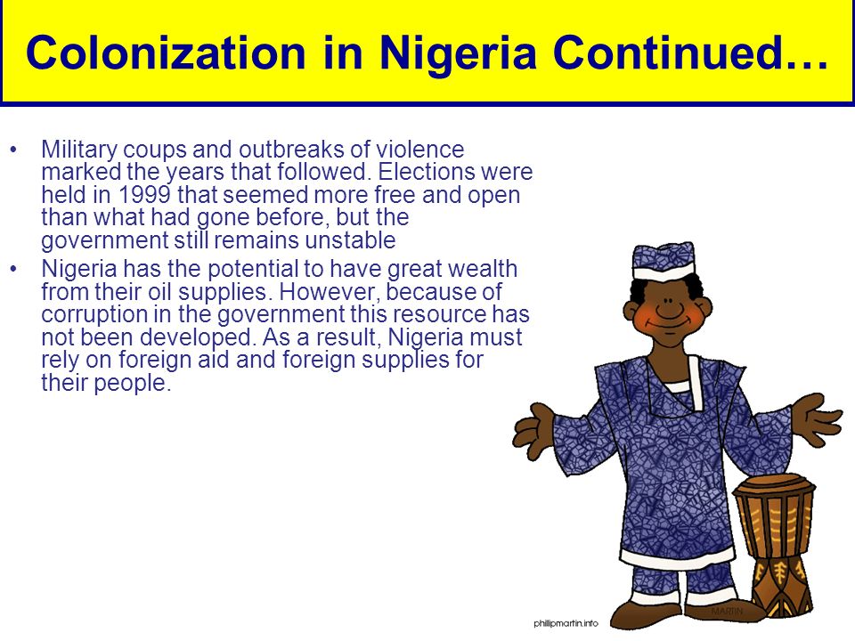 Colonization in Nigeria Continued…