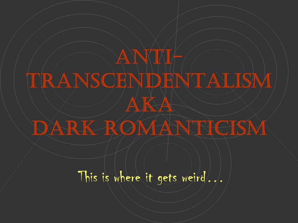 anti transcendentalism definition