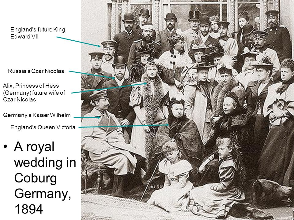 Victoria and family A royal wedding in Coburg Germany, 1894