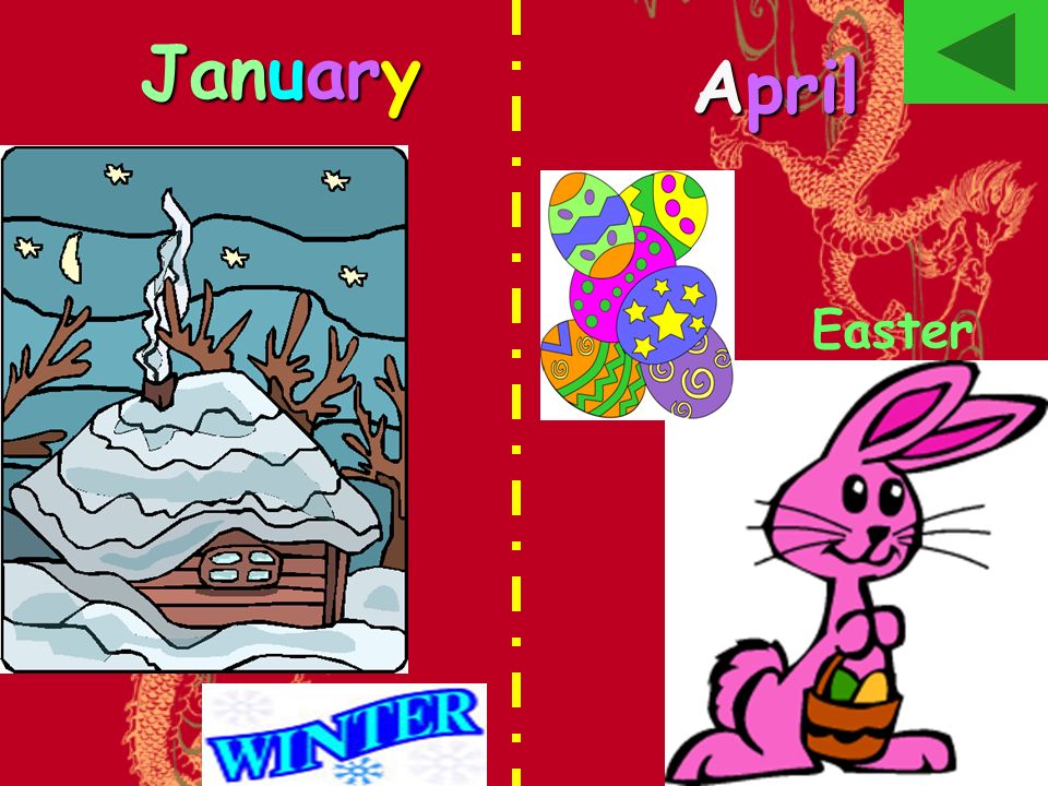 April January Easter What is the first month of the year