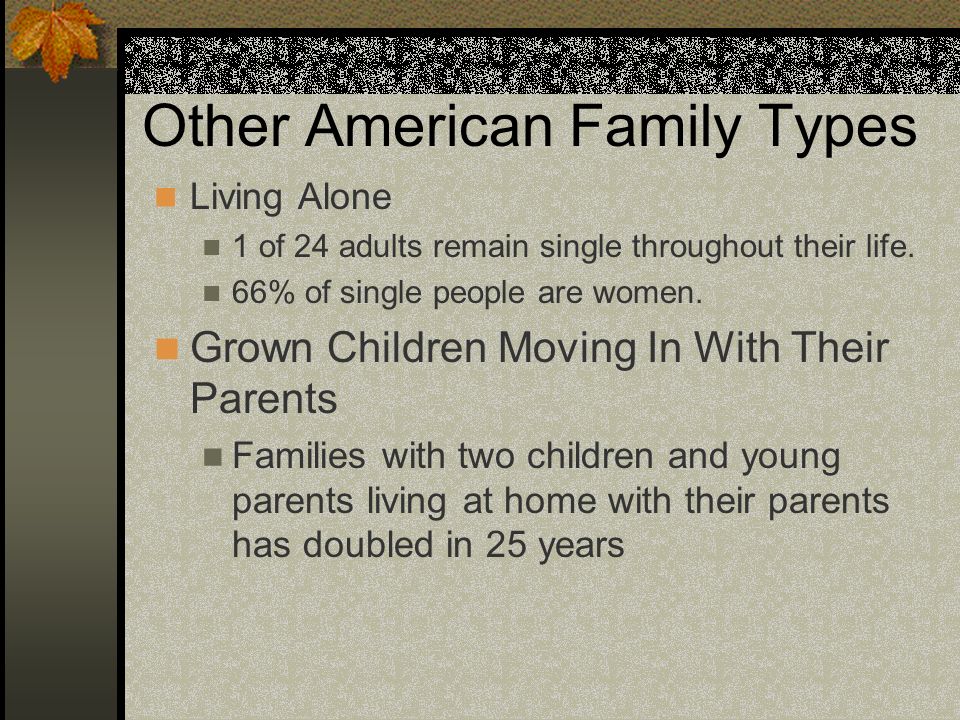 Other American Family Types