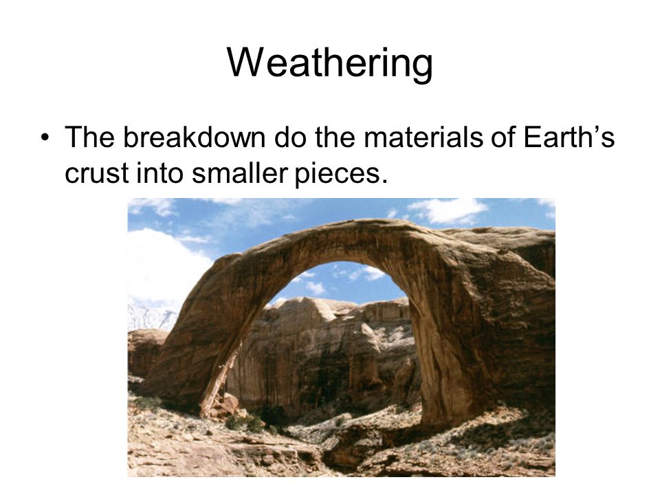 weathering and erosion notes