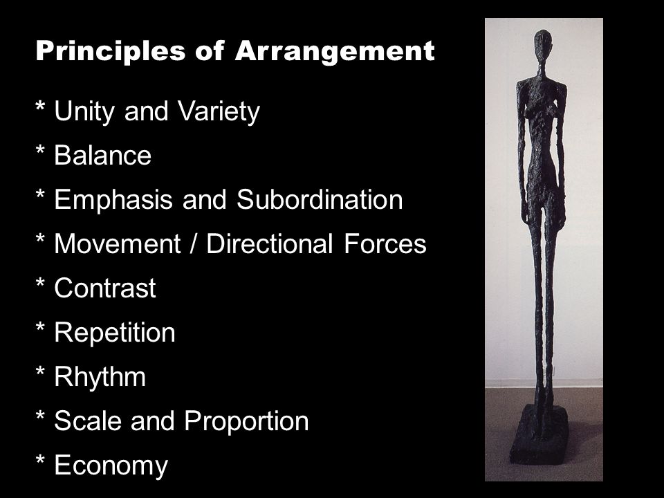 Principles of Arrangement