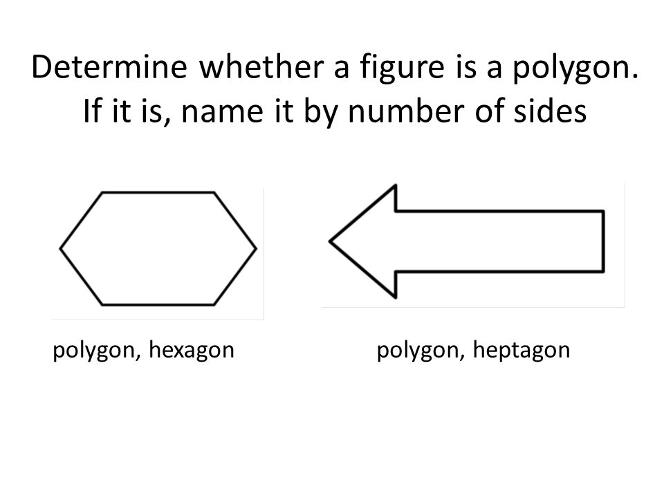Determine whether a figure is a polygon