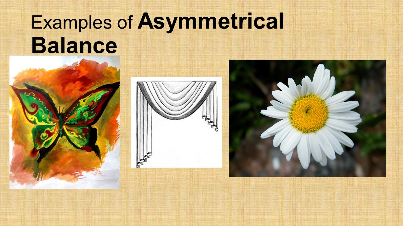 Examples of Asymmetrical Balance