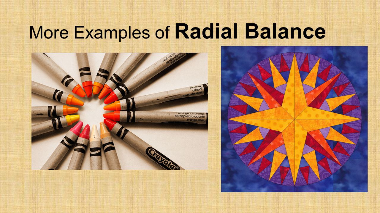 More Examples of Radial Balance