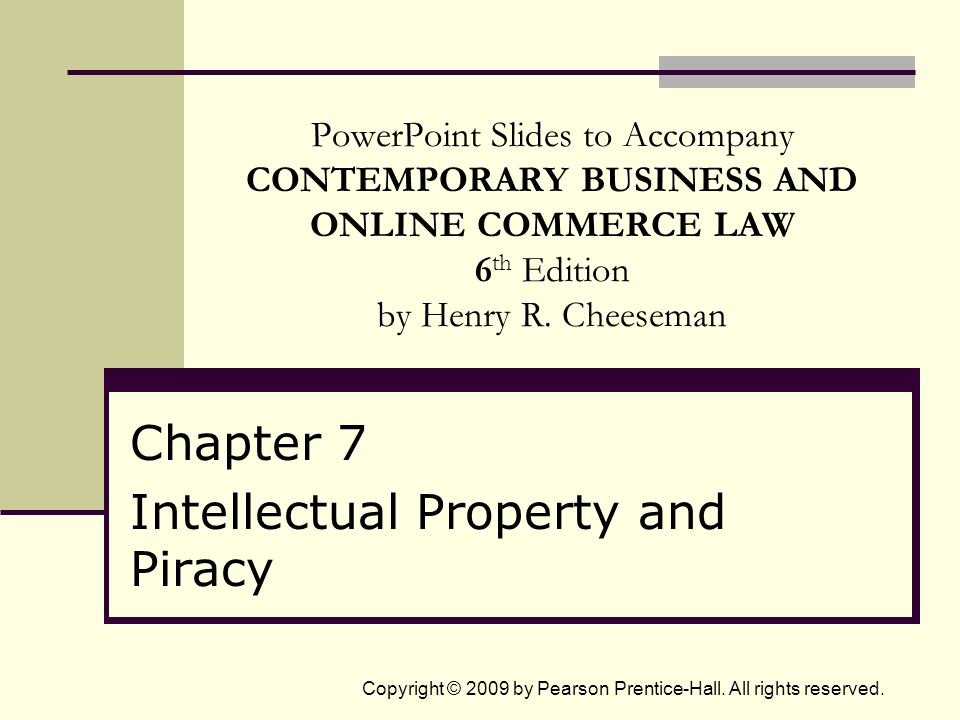 intellectual property piracy is