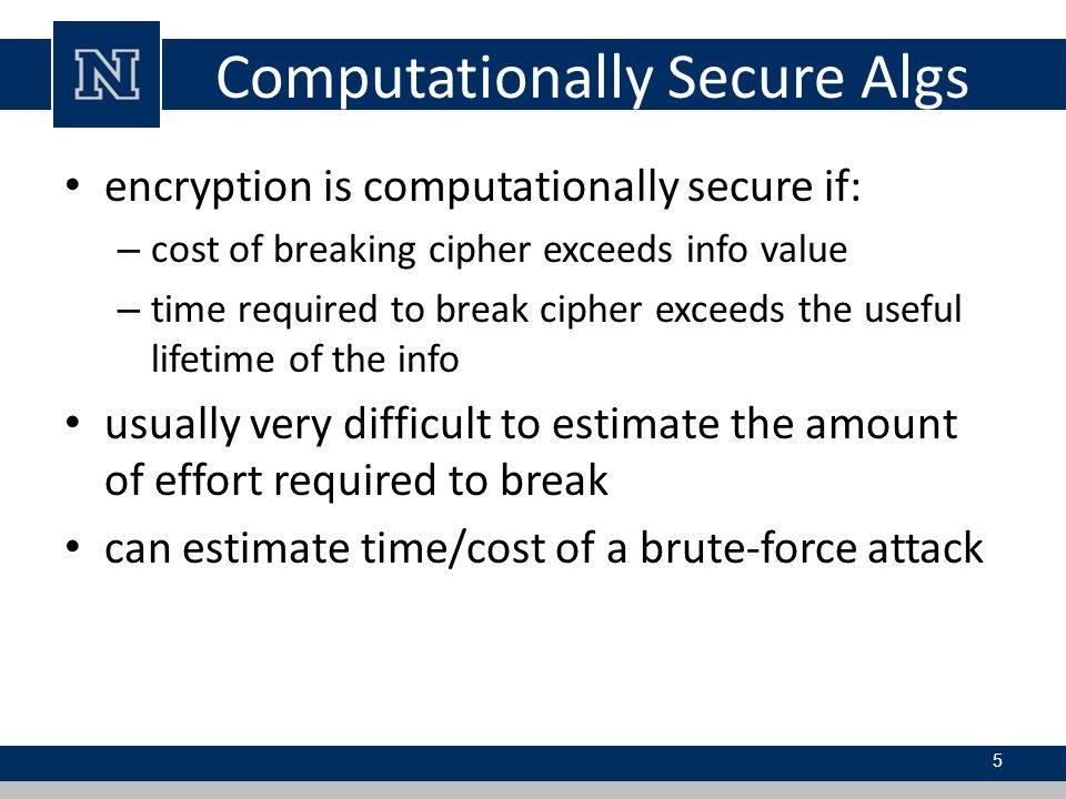 lecture 23 symmetric encryption