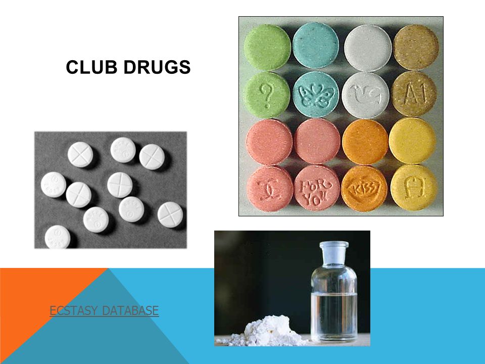 CLUB DRUGS ECSTASY DATABASE