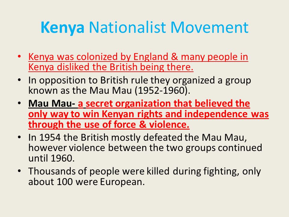Kenya Nationalist Movement