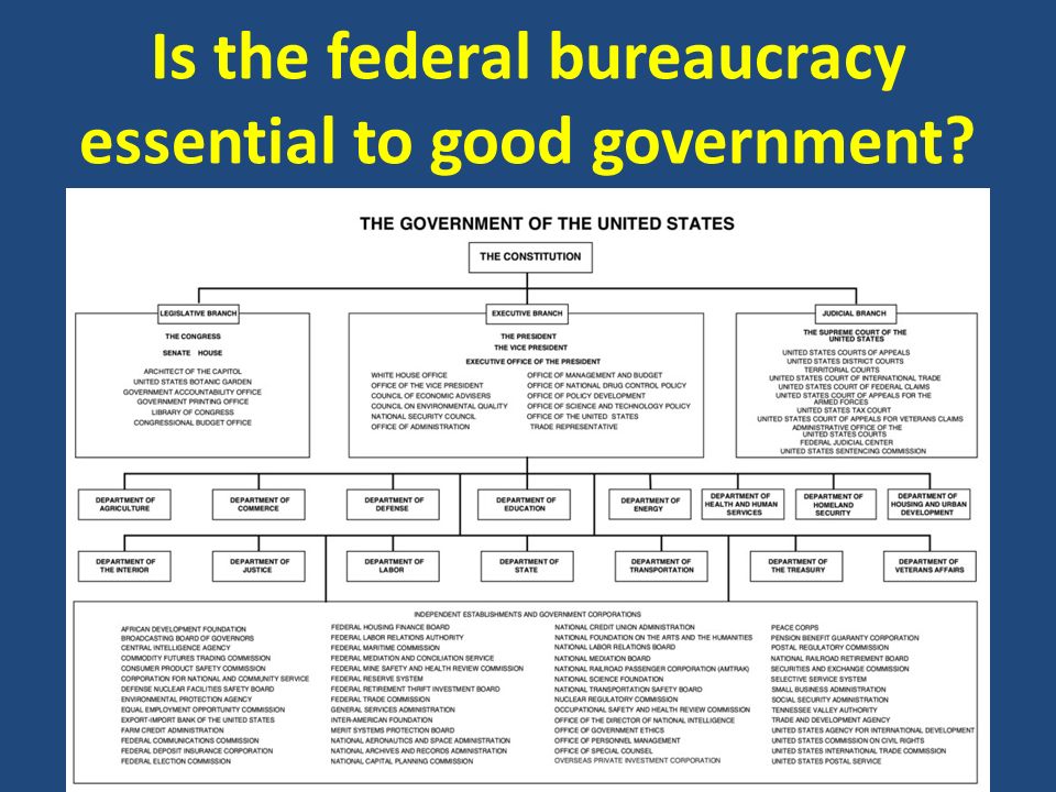 Federal Bureaucracy Chart