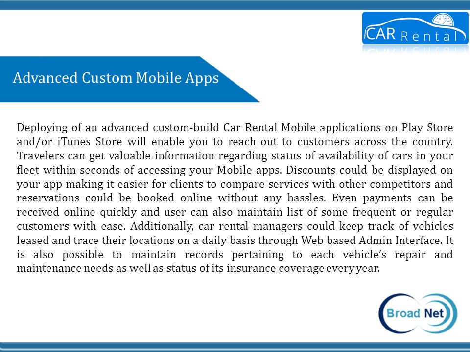 Advanced Custom Mobile Apps