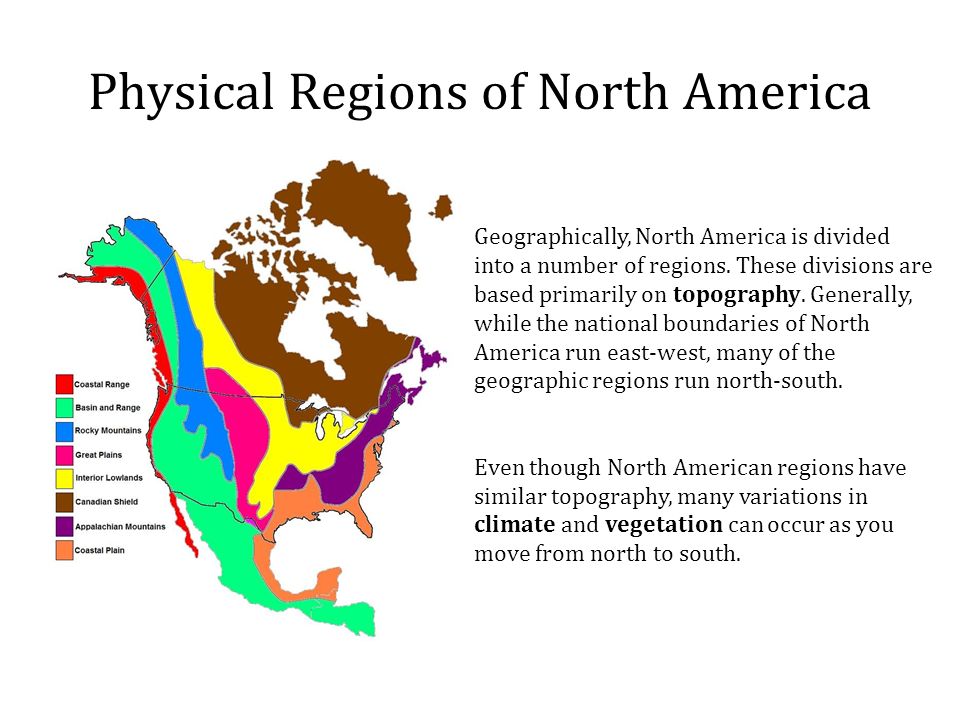 Physical Regions Of North America Ppt Video Online Download