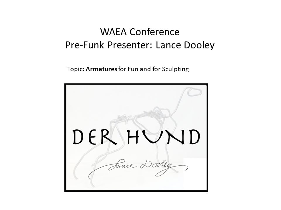 Pre-Funk Presenter: Lance Dooley