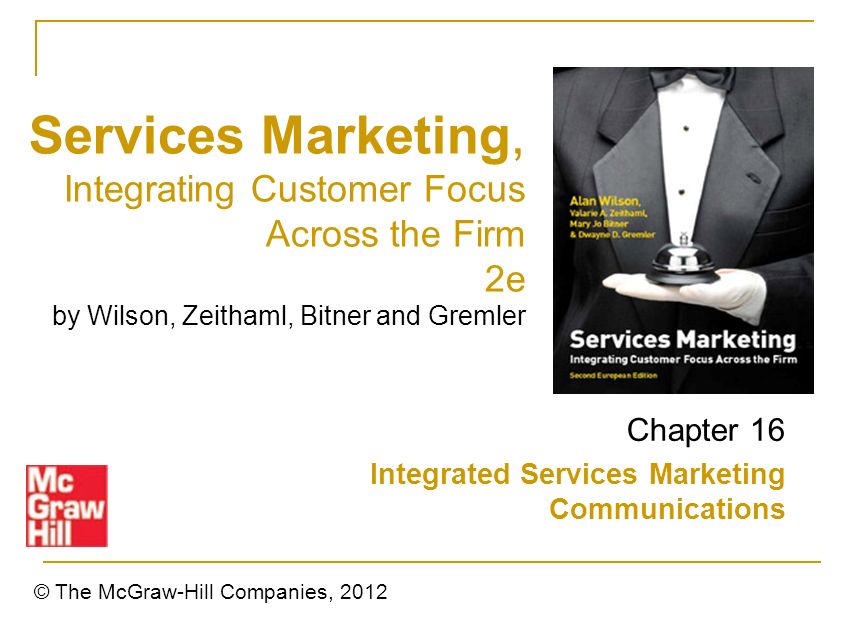 Services Marketing Integrating Customer Focus Across The Firm 2e