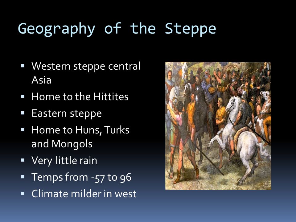 Geography of the Steppe